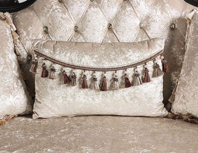 Acapulco White & Espresso Sofa - Big's Furniture (NV) - Multi Location