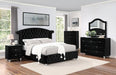 ZOHAR E.King Bed, Black - Big's Furniture (NV) - Multi Location