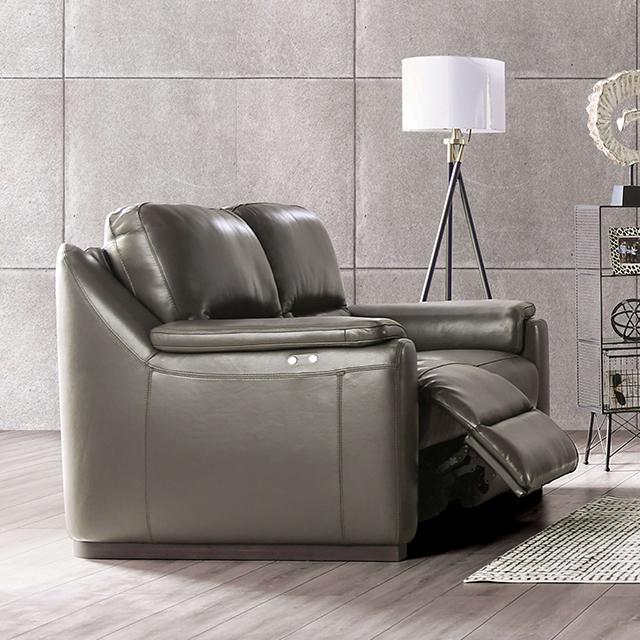 ALTAMURA Power Loveseat, Gray & Beige - Big's Furniture (NV) - Multi Location