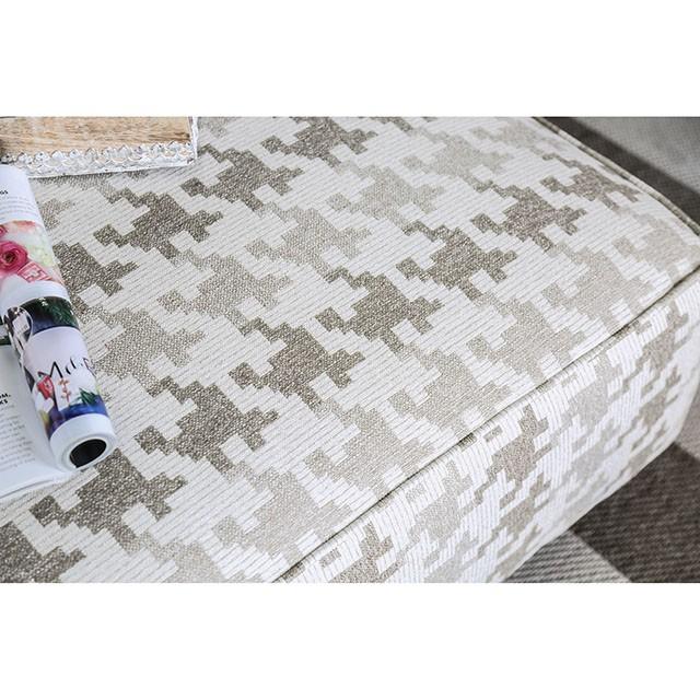 Christine Light Gray/Pattern Ottoman - Big's Furniture (NV) - Multi Location