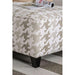 Christine Light Gray/Pattern Ottoman - Big's Furniture (NV) - Multi Location