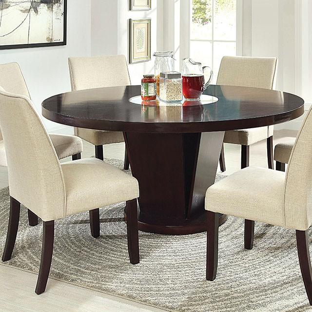 Cimma Espresso Round Dining Table - Big's Furniture (NV) - Multi Location