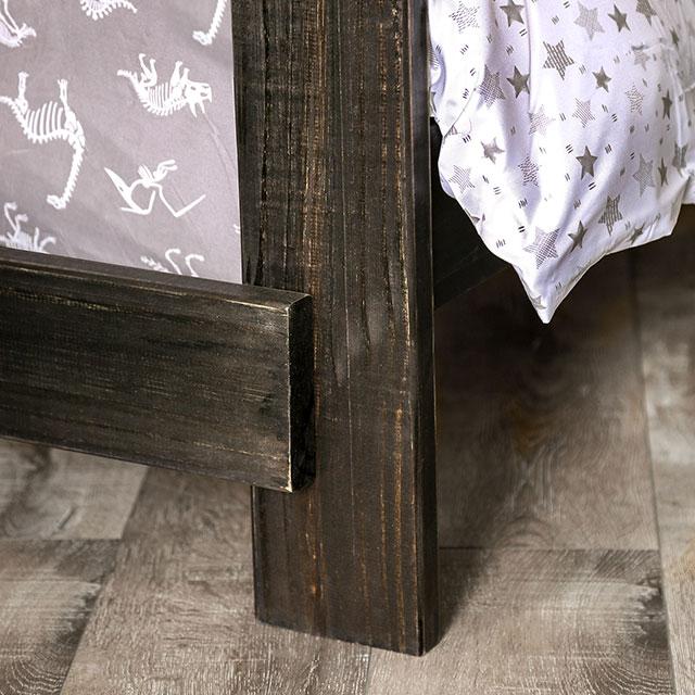 Arlette Twin/Twin Bunk Bed Brown, Black, Gray, & White - Big's Furniture (NV) - Multi Location