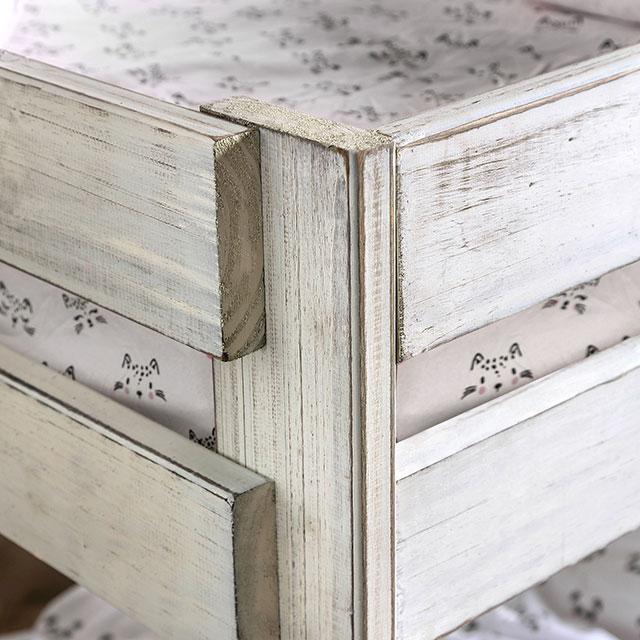 Arlette Twin/Twin Bunk Bed Brown, Black, Gray, & White - Big's Furniture (NV) - Multi Location