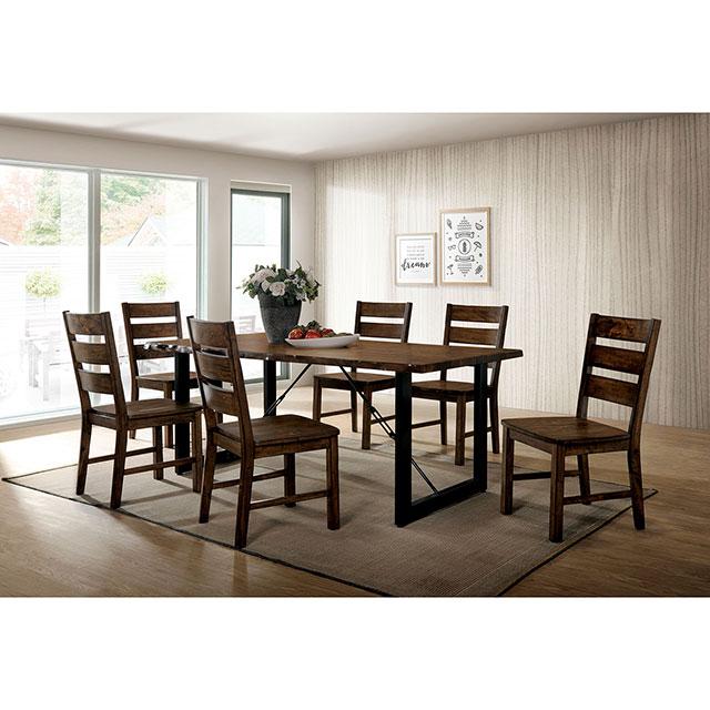 Dulce Walnut/Black Dining Table - Big's Furniture (NV) - Multi Location