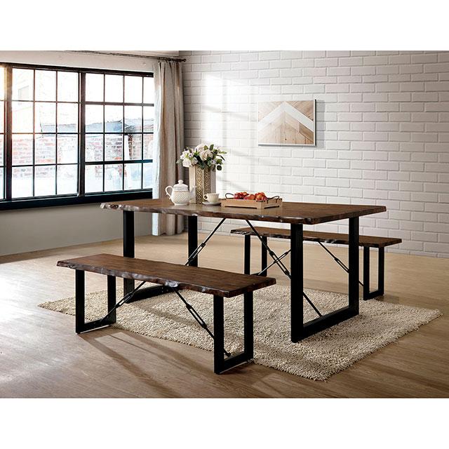 Dulce Walnut/Black Dining Table - Big's Furniture (NV) - Multi Location