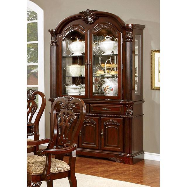 ELANA Brown Cherry Dining Table w/ 18" Butterfly Leaf - Big's Furniture (NV) - Multi Location