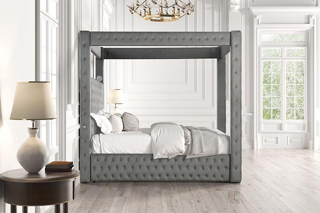 Etherea Bed Gray & Black - Big's Furniture (NV) - Multi Location