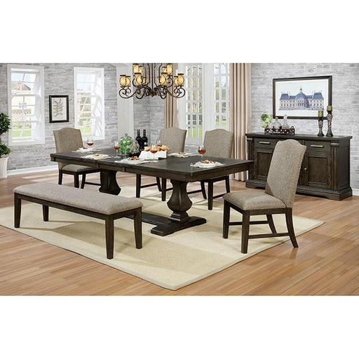 Faulk Dining Table Set with Bench - Big's Furniture (NV) - Multi Location