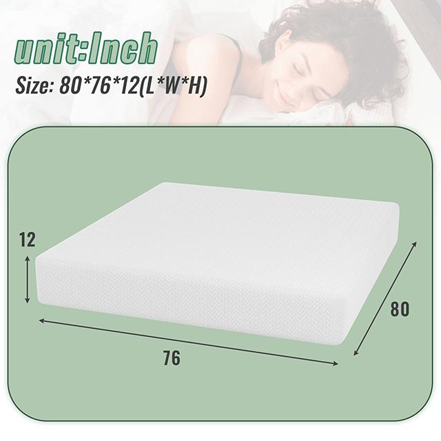Coreopsis 12" E.King Memory Foam Wave Comfort - Big's Furniture (NV) - Multi Location