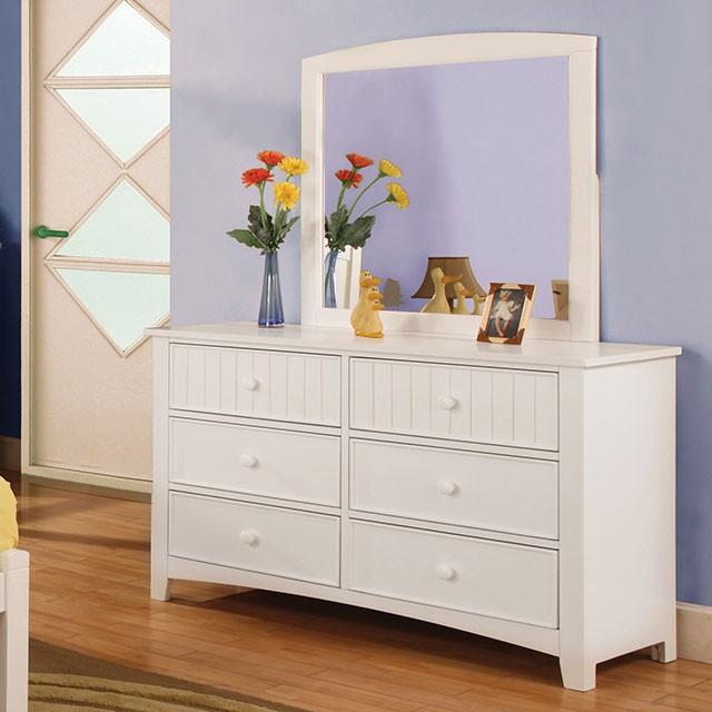 Corry White Mirror - Big's Furniture (NV) - Multi Location