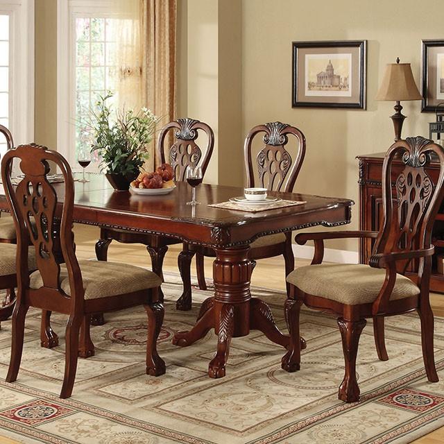 GEORGETOWN Antique Cherry Dining Table w/ Double Pedestals - Big's Furniture (NV) - Multi Location