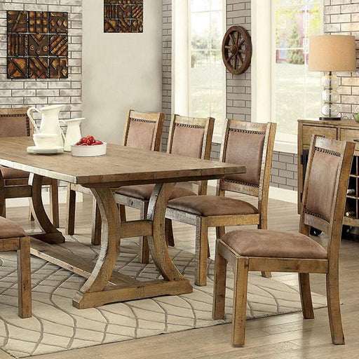 GIANNA Rustic Pine 96" Dining Table - Big's Furniture (NV) - Multi Location