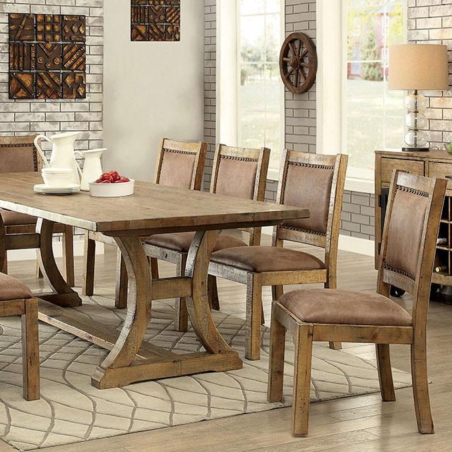 GIANNA Rustic Pine 96" Dining Table - Big's Furniture (NV) - Multi Location