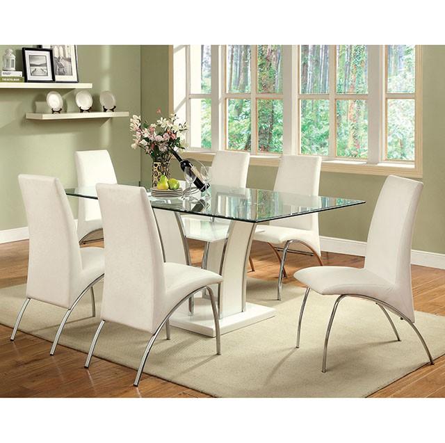 Glenview White Side Chair - Big's Furniture (NV) - Multi Location