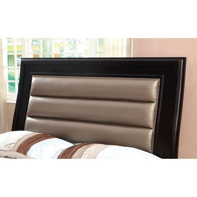 Golva Bed Beige & Black - Big's Furniture (NV) - Multi Location