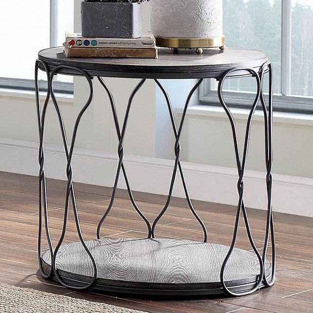 Hawdon Gray End Table - Big's Furniture (NV) - Multi Location