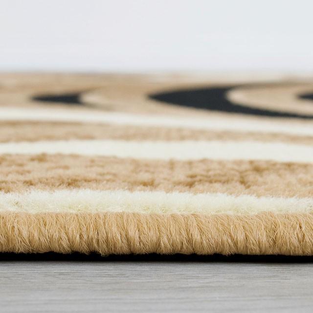 Blitar Brown Black, Brown Cream, & Gray 5' X 7' Area Rug - Big's Furniture (NV) - Multi Location