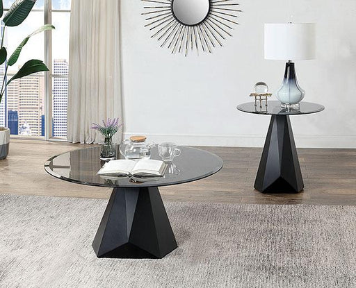 BISHOP End Table, Black/Gray - Big's Furniture (NV) - Multi Location