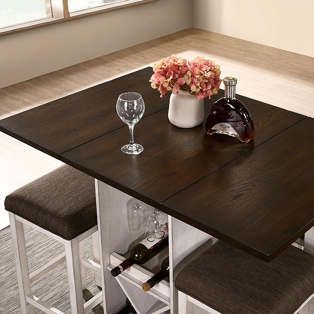 BINGHAM Counter Ht. Table w/ 2 x 15" Leaves - Big's Furniture (NV) - Multi Location