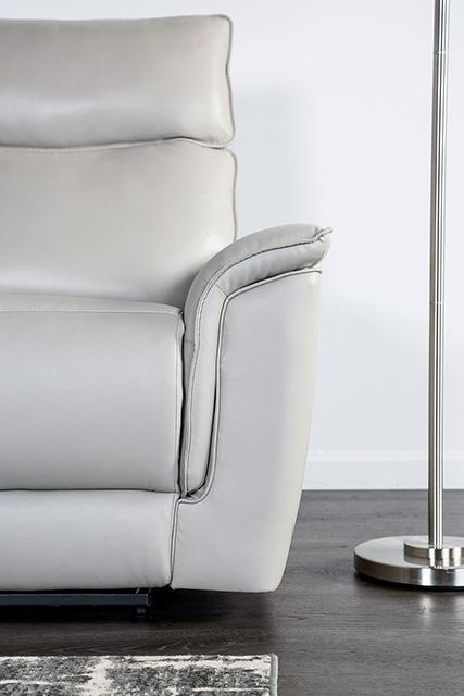 Bienne Recliner Chair White & Black - Big's Furniture (NV) - Multi Location