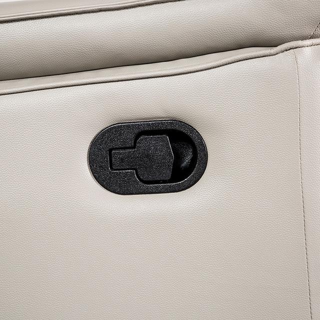 Bienne Recliner Chair White & Black - Big's Furniture (NV) - Multi Location