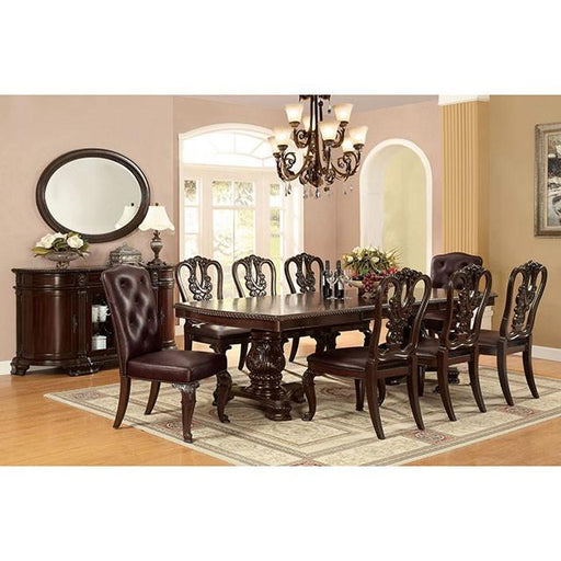 Bellagio Brown Cherry Dining Table w/ 2 Leaves - Big's Furniture (NV) - Multi Location