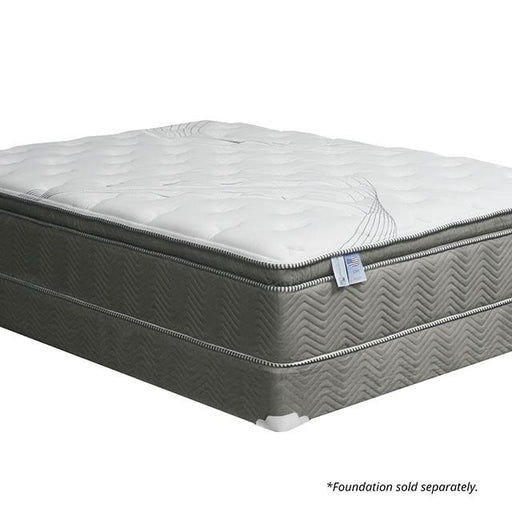 STORMIN White/Gray 13" Euro Pillow Top Mattress, Queen - Big's Furniture (NV) - Multi Location