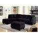 LOMMA Black Ottoman - Big's Furniture (NV) - Multi Location
