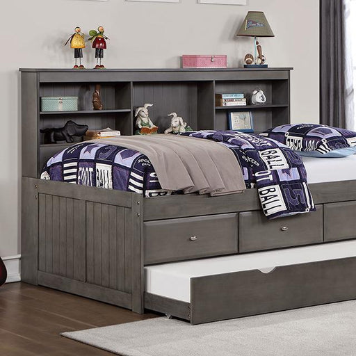 TIBALT Twin DayBed w/ Trundle, Dark Gray - Big's Furniture (NV) - Multi Location