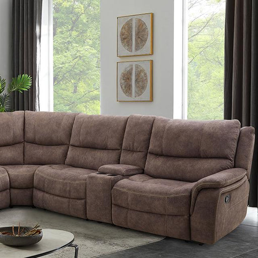 JEROMINUS Sectional, Dark Brown - Big's Furniture (NV) - Multi Location