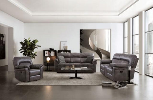 JOSIAS Sofa, Dark Gray Leatherette - Big's Furniture (NV) - Multi Location