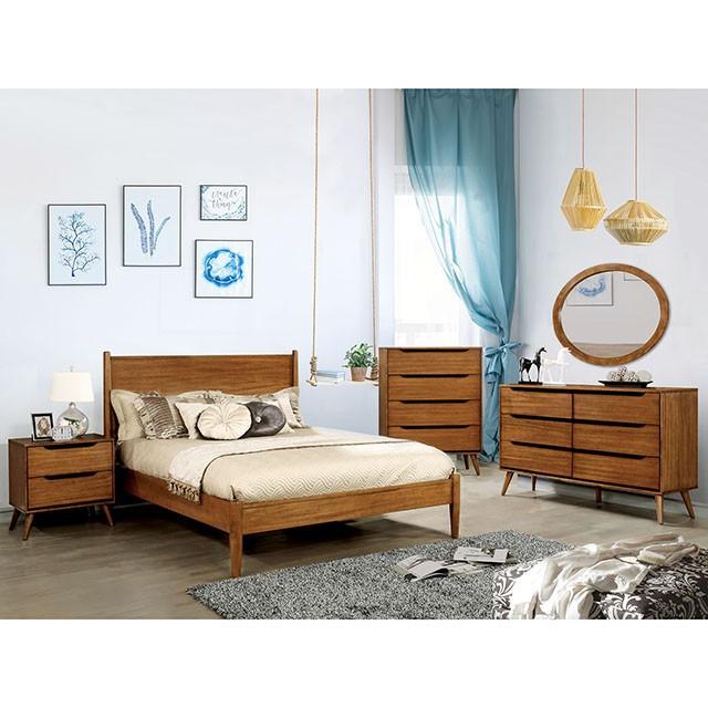 Lennart Oak Cal.King, E.King & Queen Bed - Big's Furniture (NV) - Multi Location