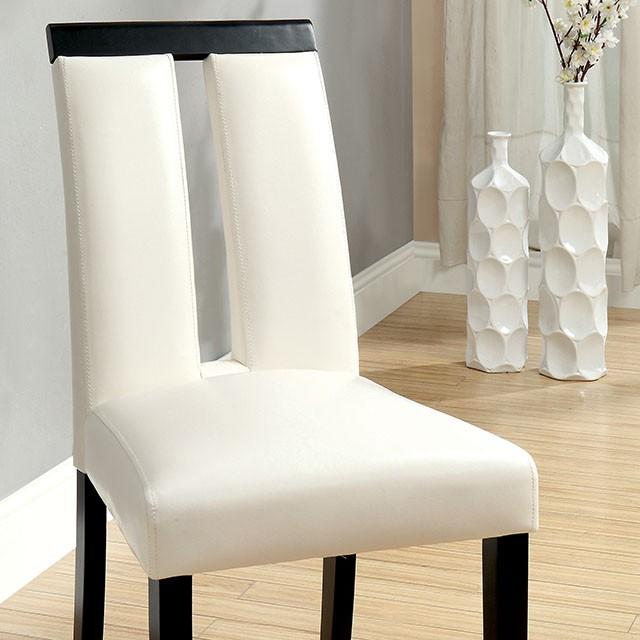 Luminar Black/White Side Chair (2/CTN) - Big's Furniture (NV) - Multi Location