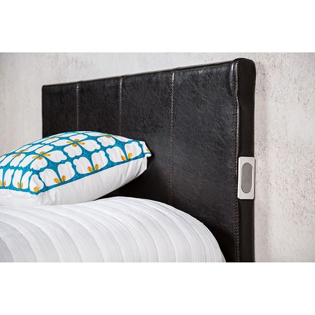 Evans E.King & Cal.King Bed Espressso, White, & Camel - Big's Furniture (NV) - Multi Location