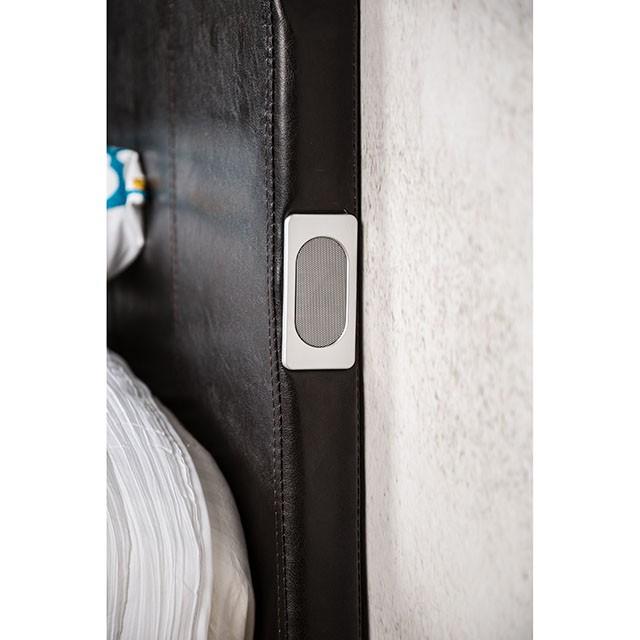 Evans E.King & Cal.King Bed Espressso, White, & Camel - Big's Furniture (NV) - Multi Location