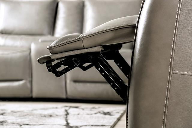 PHINEAS Power Sofa, Gray - Big's Furniture (NV) - Multi Location