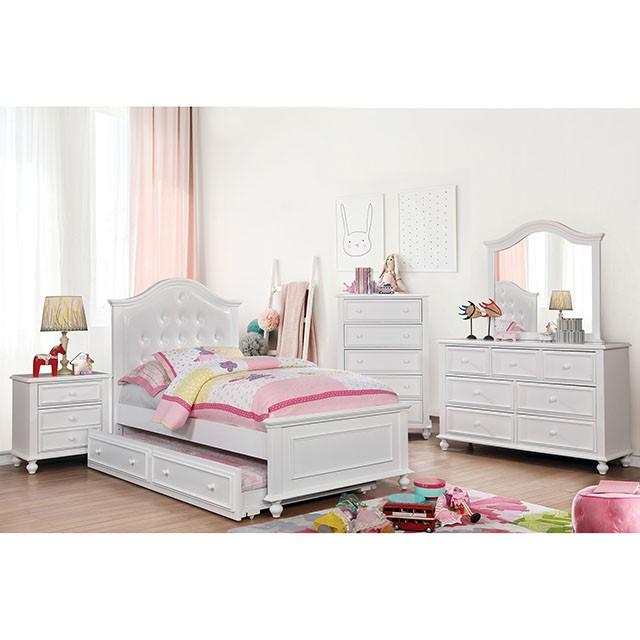 OLIVIA White Trundle - Big's Furniture (NV) - Multi Location