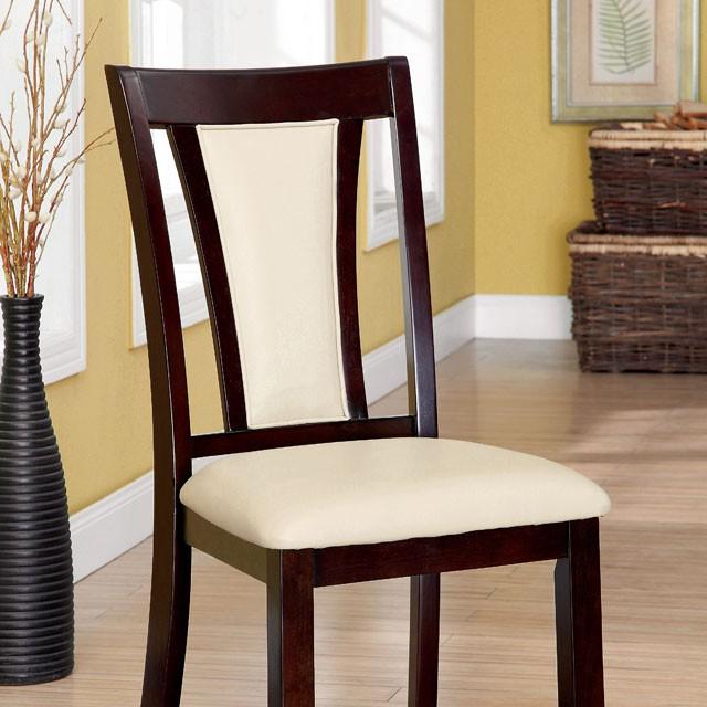 BRENT Dark Cherry/Ivory Side Chair (2/CTN) - Big's Furniture (NV) - Multi Location