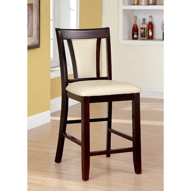 BRENT II Dark Cherry/Ivory Counter Ht. Chair (2/CTN) - Big's Furniture (NV) - Multi Location
