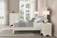 Stella Mia E.King & Queen Bed White & White - Big's Furniture (NV) - Multi Location