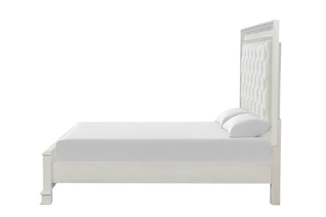 Stella Mia E.King & Queen Bed White & White - Big's Furniture (NV) - Multi Location