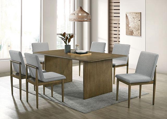 ST GALLEN Side Chair (2/CTN), Natural Tone/Light Gray - Big's Furniture (NV) - Multi Location