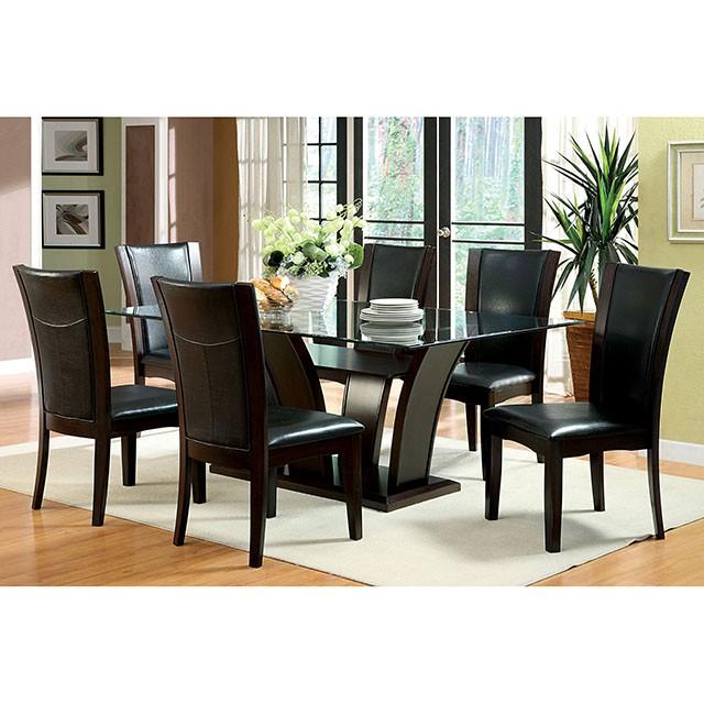 Manhattan I Dark Cherry/Brown Side Chair, Espresso (2/CTN) - Big's Furniture (NV) - Multi Location