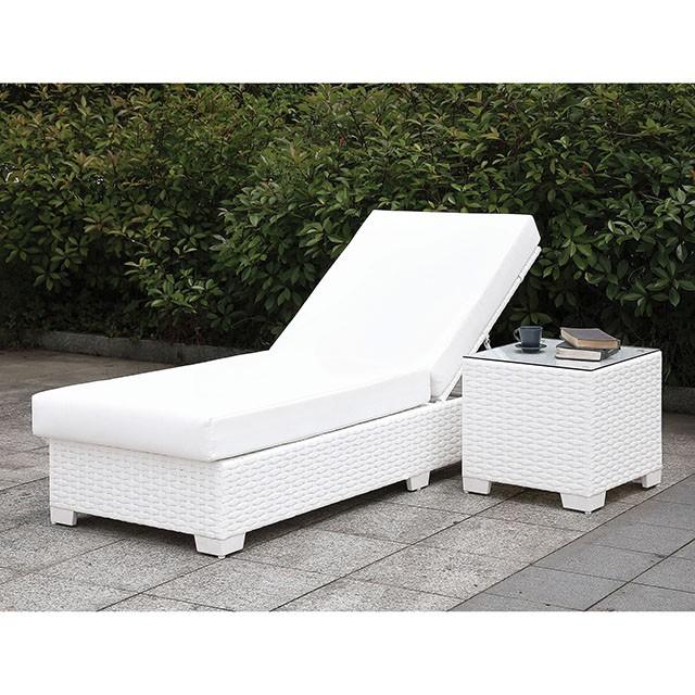 Somani Adjustable Chaise + End Table - Big's Furniture (NV) - Multi Location