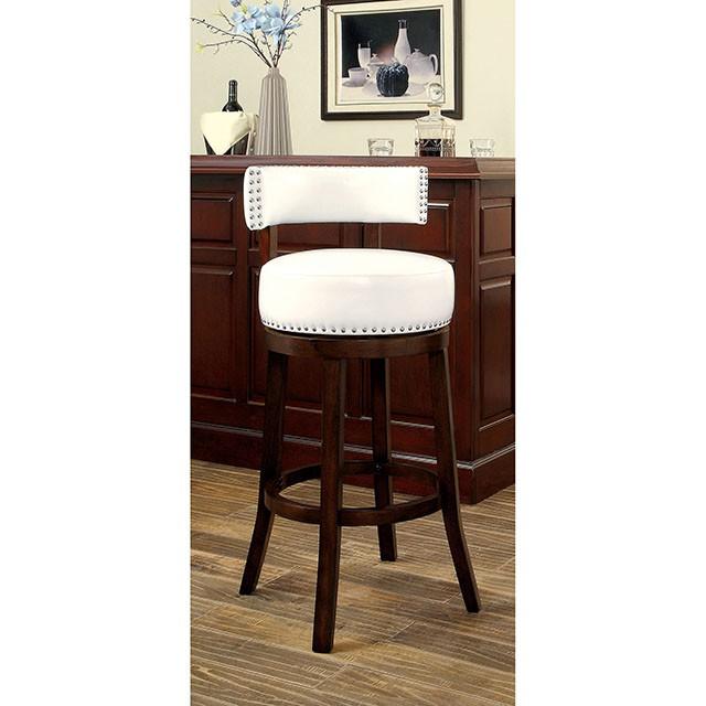 SHIRLEY Dark Oak/White 29" Bar Stool - Big's Furniture (NV) - Multi Location