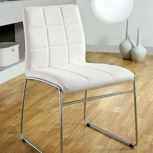 Oahu White Side Chair - Big's Furniture (NV) - Multi Location