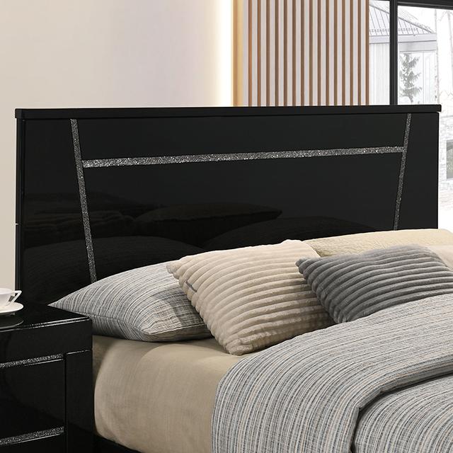 Magdeburg Bed Black & White - Big's Furniture (NV) - Multi Location