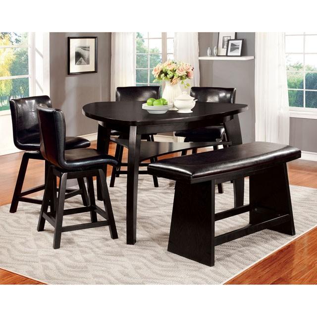 HURLEY Black Counter Ht. Table - Big's Furniture (NV) - Multi Location