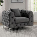 SAPPHIRA Chair, Dark Gray - Big's Furniture (NV) - Multi Location